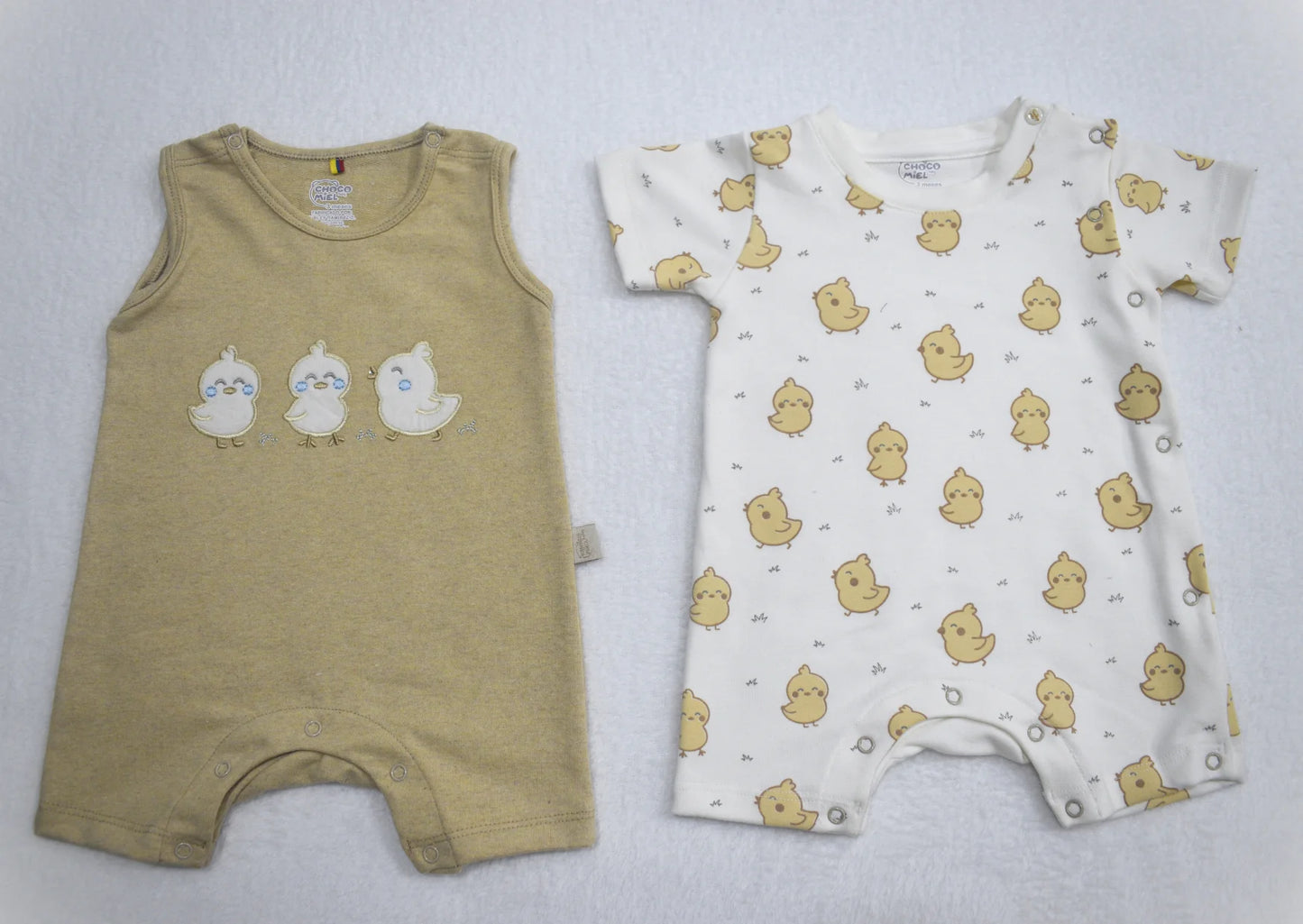 Mameluco X2 pollitos