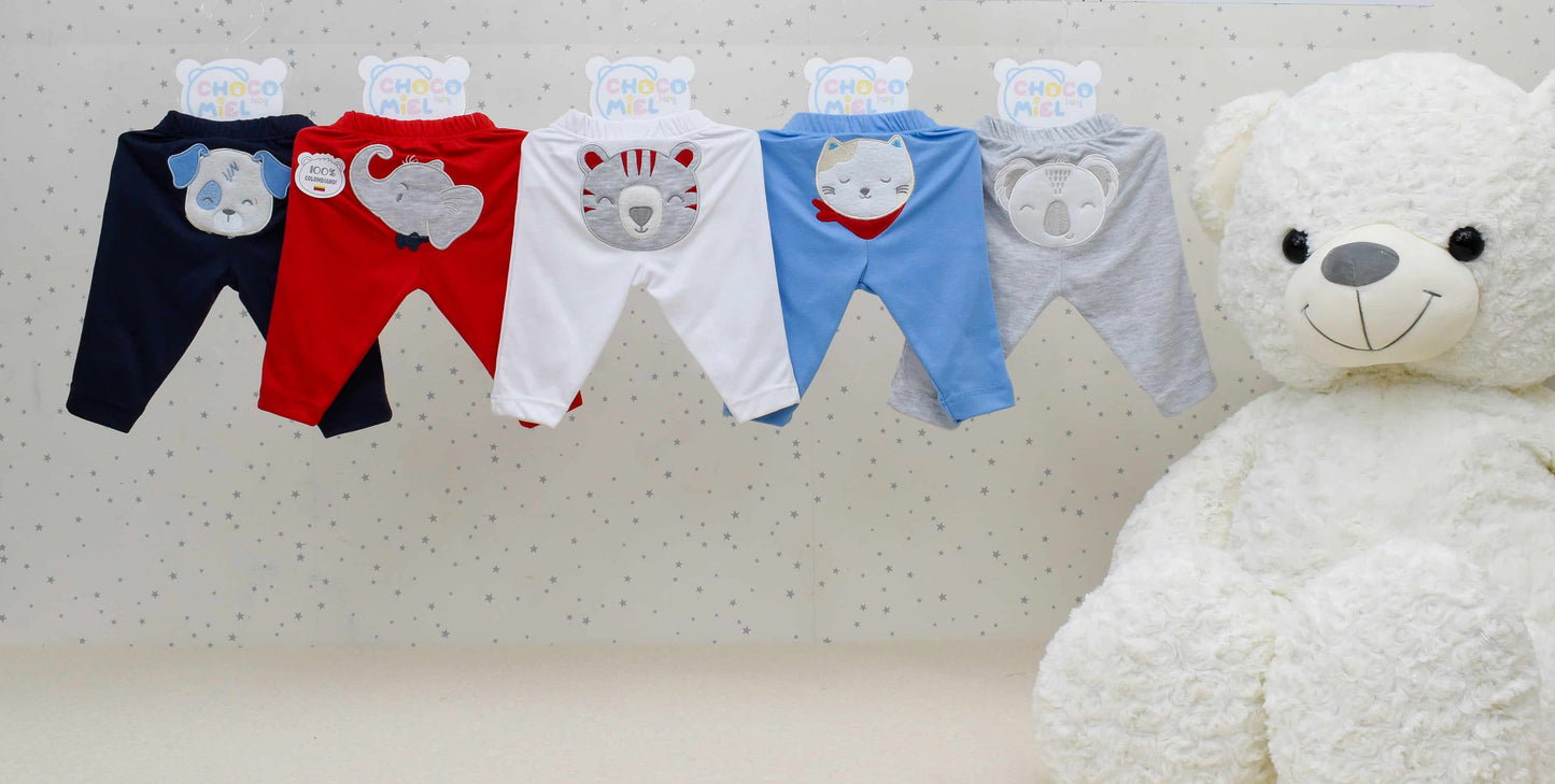 PANTALONES X5 BORDADOS UNICOLOR