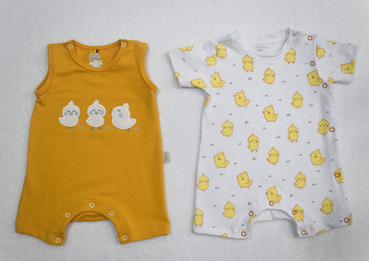 Mameluco X2 pollitos