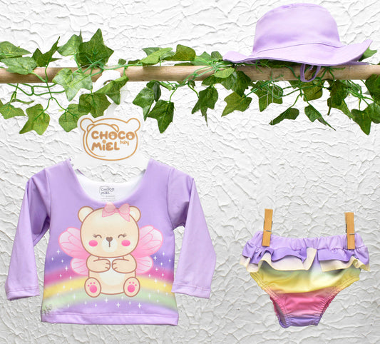 VESTIDO DE BAÑO OSITA ANGEL
