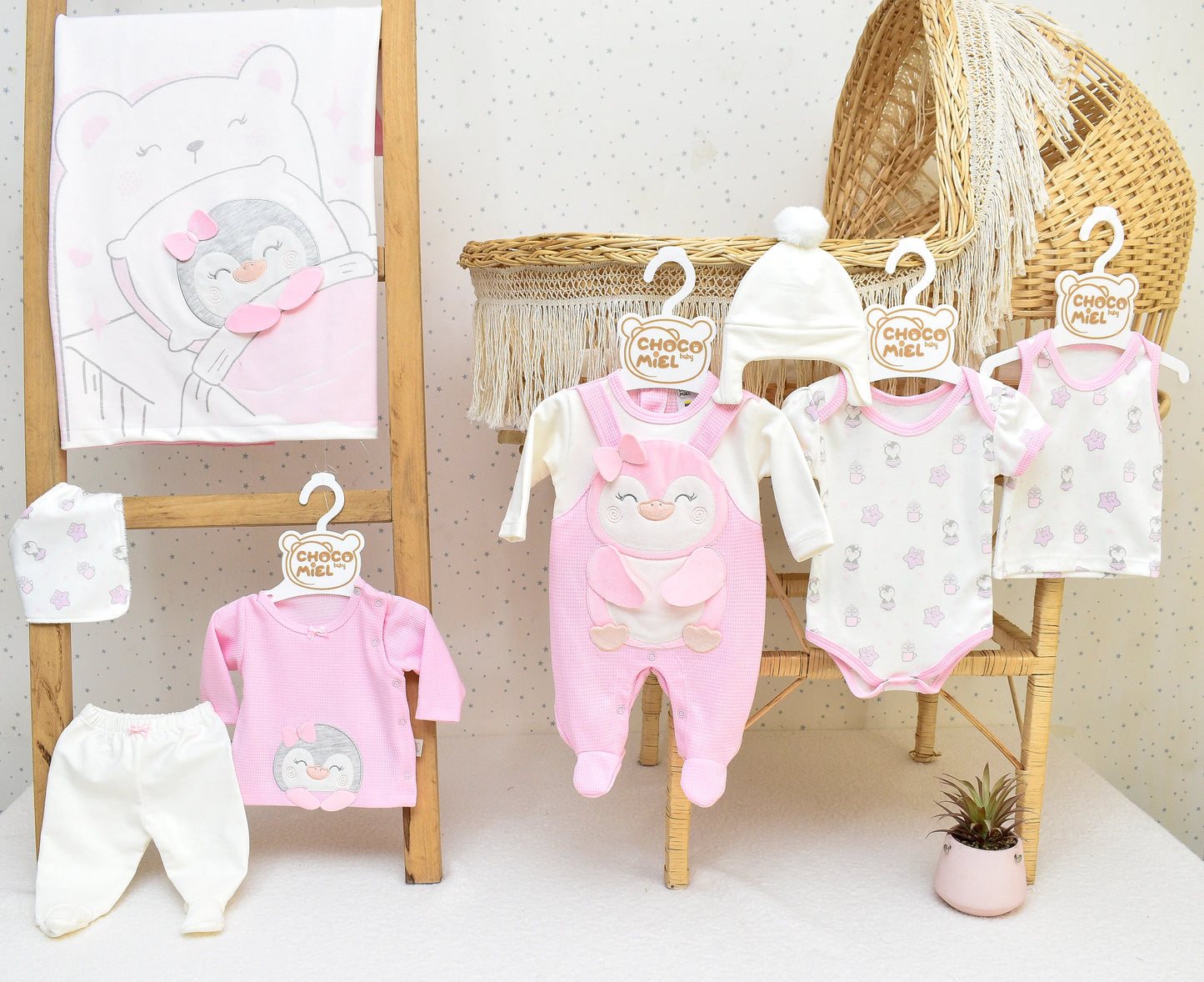 Primer dia pingüina cuna niña