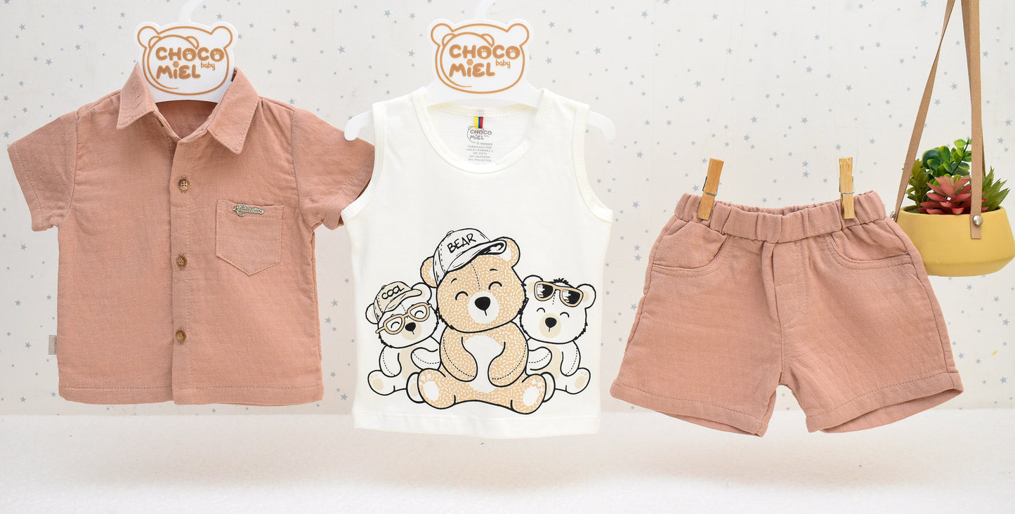 Conjunto niño 3 ositos