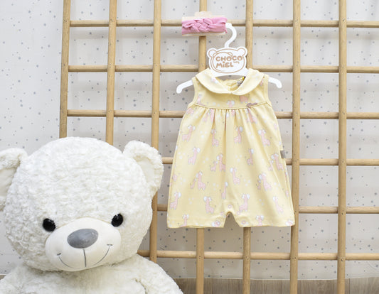 Mameluco jirafas niña