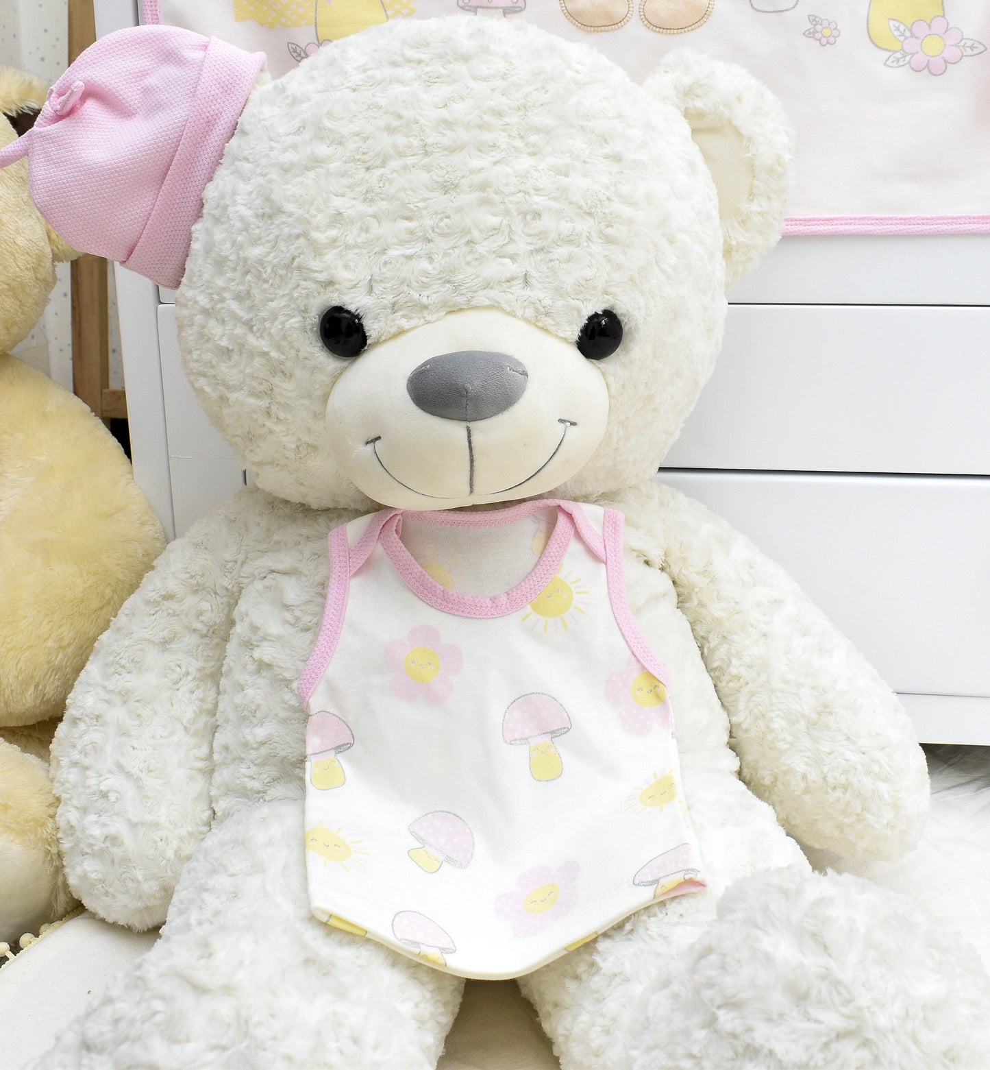 Primer día osita Baby ángel niña