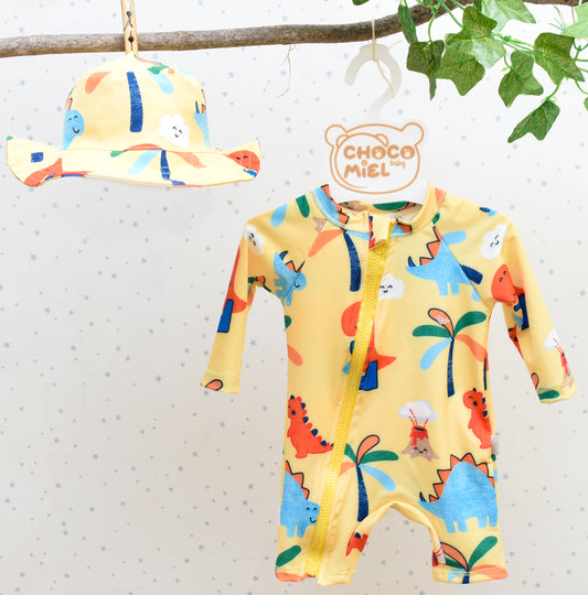 Vestido de baño niño Dino